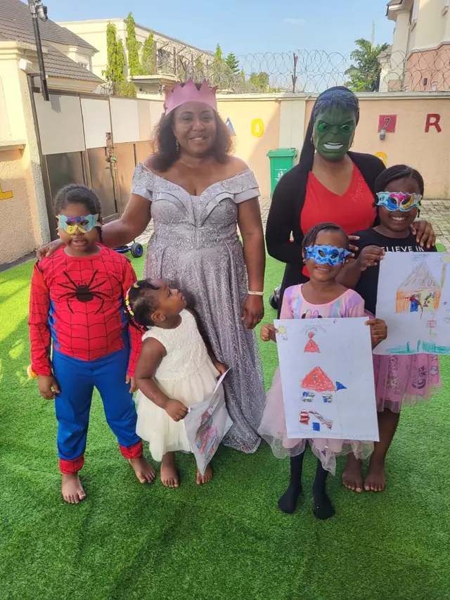 Children building social skills together